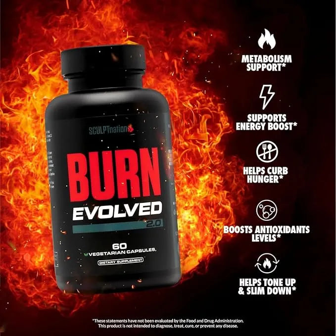 Burn Evolved 2.0 - Powerful Metabolism Support & Energy Booster