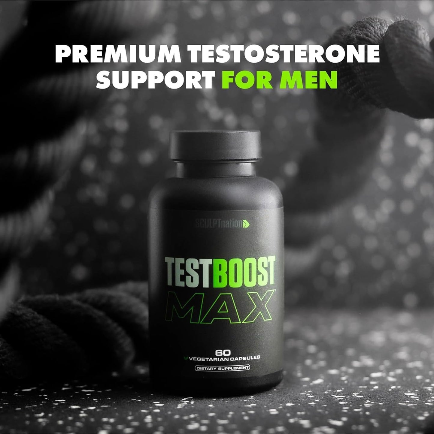 Sculpt Nation TestBoost Max‑Testosterone Supplement for Men‑Natural Energy & Stamina Capsules